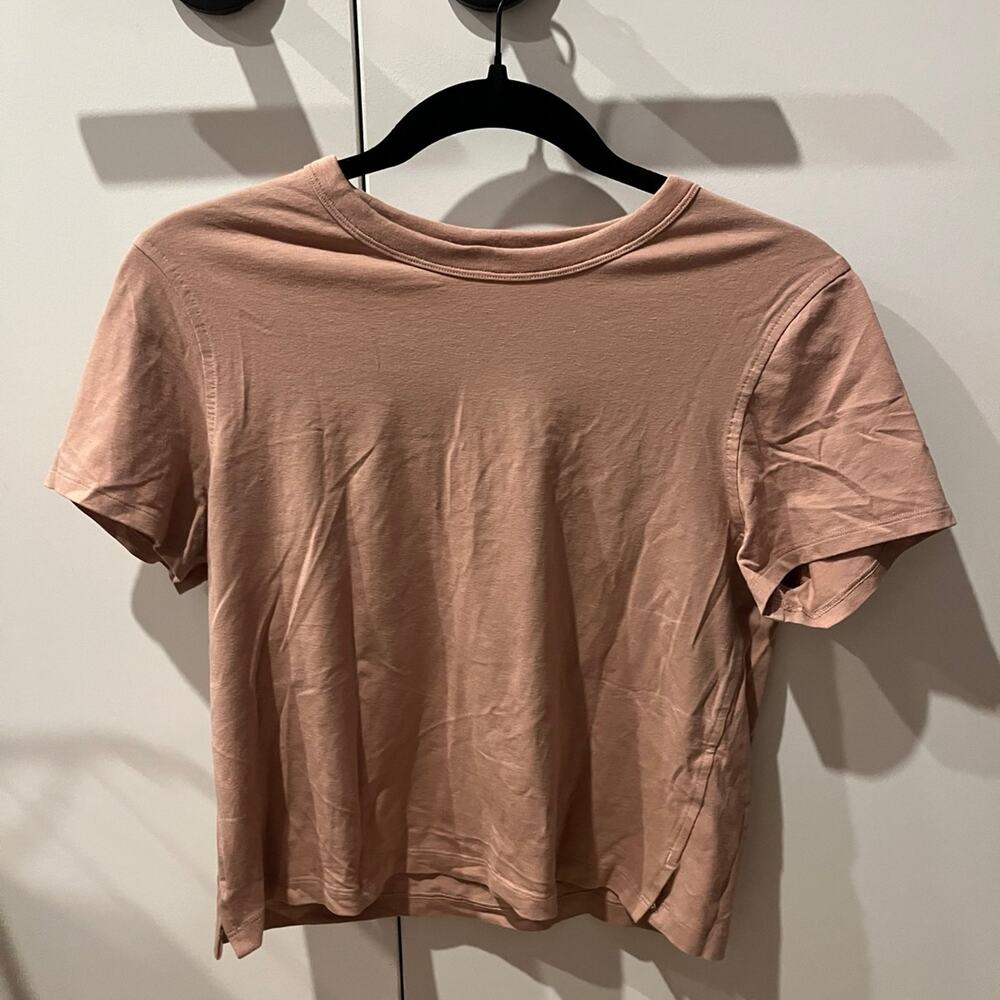 lululemon athletica classic-fit cotton blend t-shirt